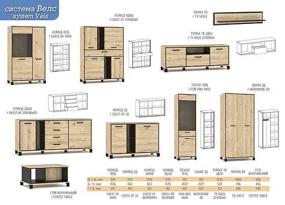 Комод 1В1Д Велс Львів