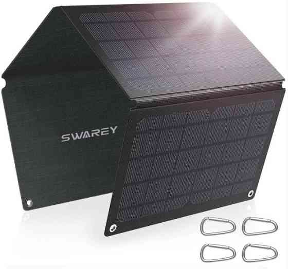 Солнечная панель Solar panel IP67 30W 2xUSB (PD) выхода (BS-030) Винница