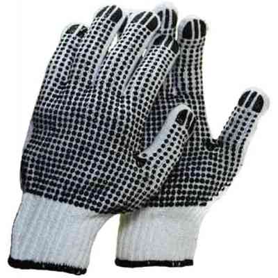 Захисні рукавиці Werk ХБ натур., чорна крапка 2 сторони (WE2119H) Вінниця
