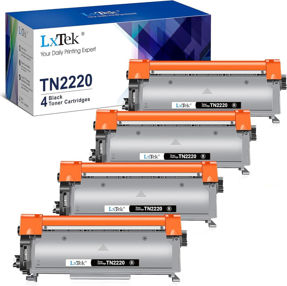 Комплект тонер-картриджів LxTek для Brother TN2220 TN-2220 TN2010 TN-2010 для Brother HL-2130 HL-2240 MFC-7360N HL-2240D HL-2250DN Дніпро - фото 1