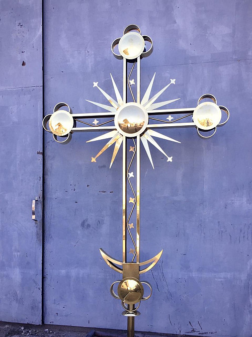 Хрест на купол Церкви Київ - фото 9