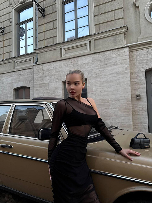 Женское привлекательное облегающее платье трикотаж масло + сетка Одесса - изображение 10