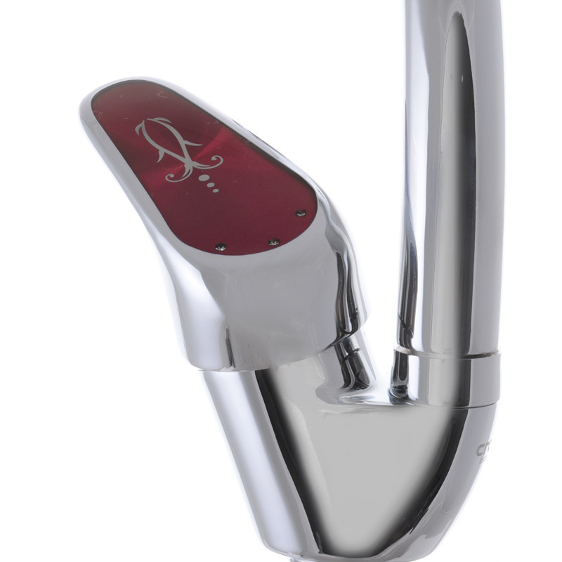 Кухонный смеситель Cron Magic 777 с красной ручкой CR0117 Харьков - изображение 2