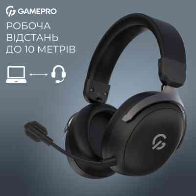 Навушники GamePro Asgard Freya Pro Wireless Black (HSW201B) Вінниця