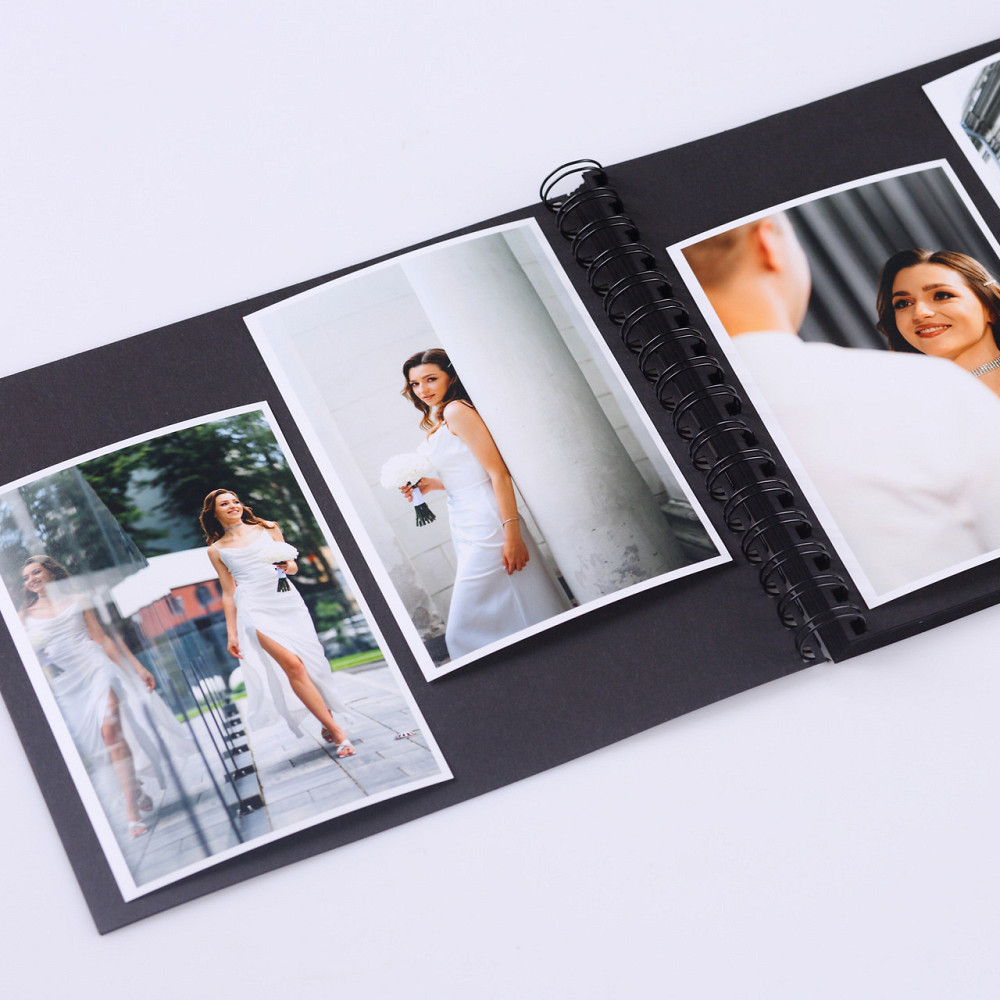 Альбом на пружині 20х23 см 40 сторінок Чорний Тернополь - изображение 4