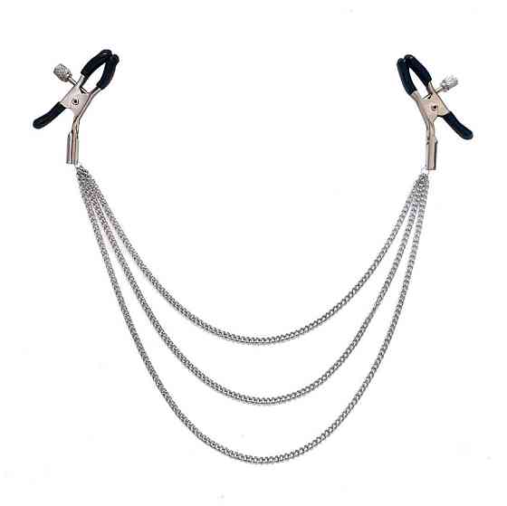 Зажимы для сосков Art of Sex - Nipple Jewerlry Three Chains Sex Aura Киев