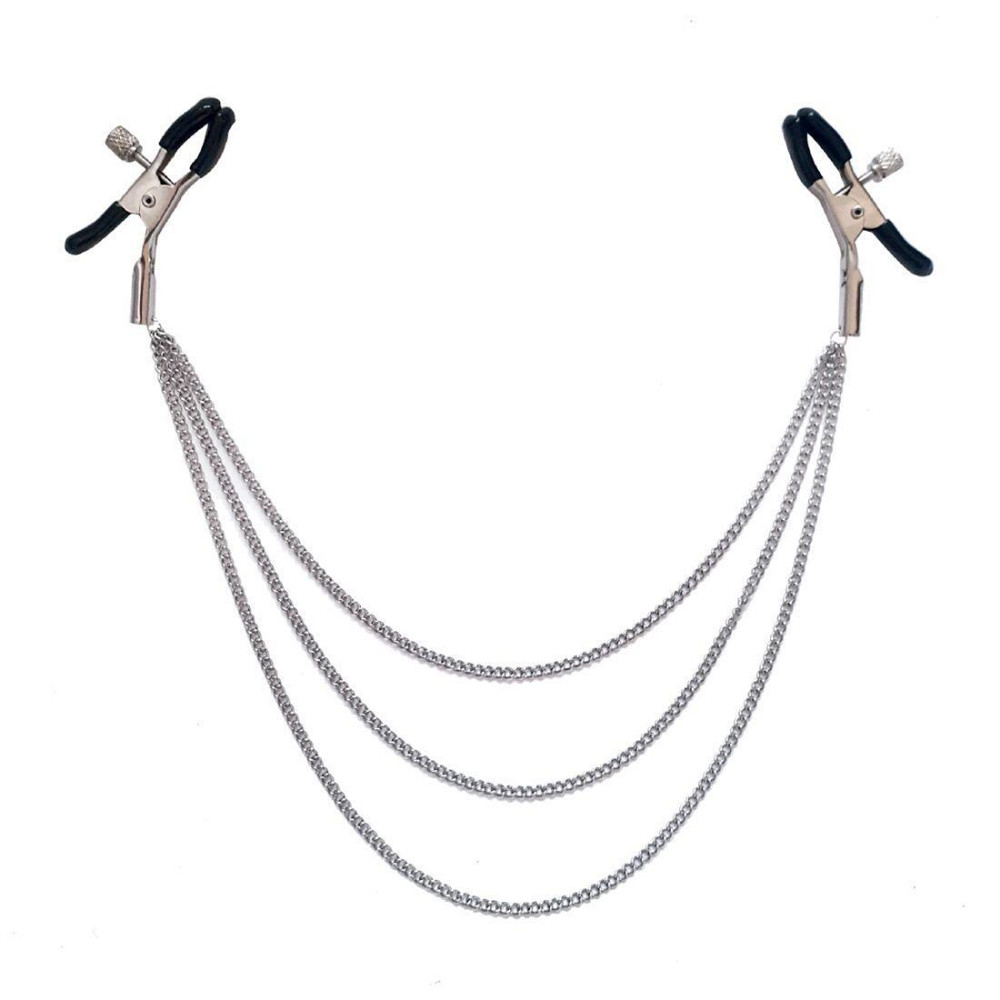 Зажимы для сосков Art of Sex - Nipple Jewerlry Three Chains Sex Aura Киев - изображение 2