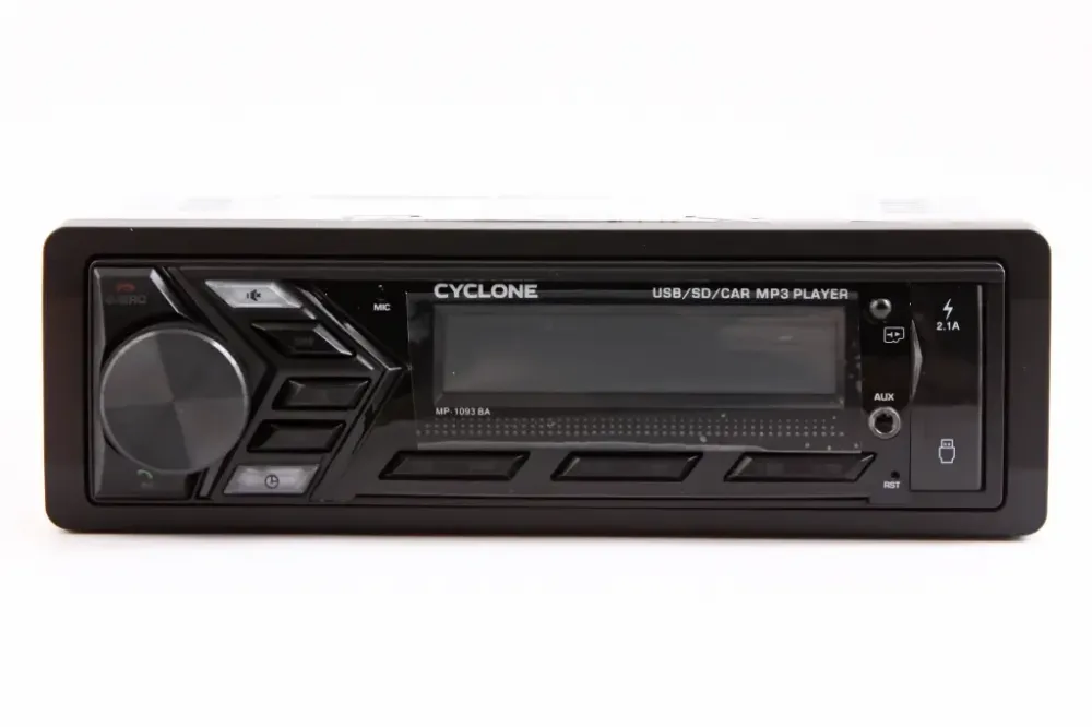 Автомагнітола Cyclone MP-1093 RGB BT/USB+USB Charge/MicroSD/ISO/доп. розєм /ПДУ/Eway Link Вінниця - фото 1