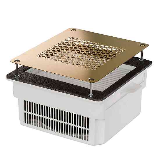 Вытяжка врезная для маникюра SV 700 с Нера фильтром профессиональная (решетка нержавеющая золото) Киев