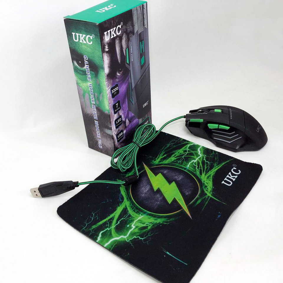 Мишка провідна ігрова UKC 6967 з килимком LK-29 Львів - фото 10