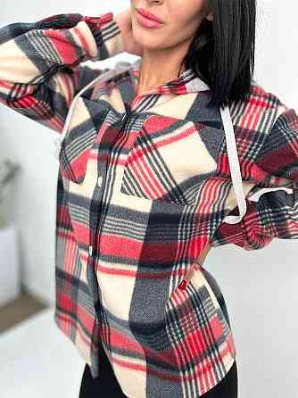 Жіноча тепла сорочка "Delta" оптом | Норма Червоний, 42-44 Київ