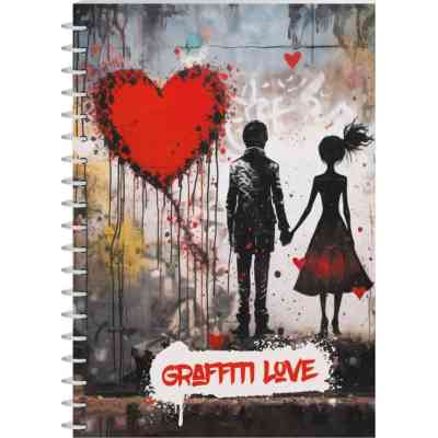 Блокнот Economix А5 пластиковая обложка, спираль, 80 листов, клетка (E21957-02) Винница