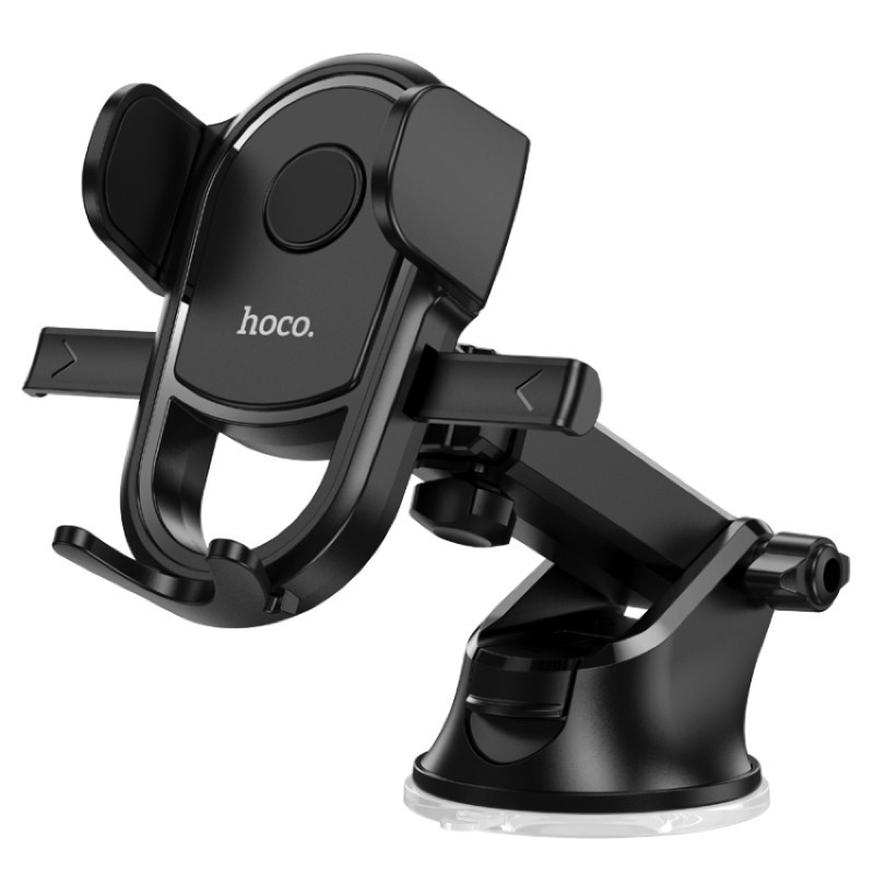 Автомобильный держатель для телефона HOCO H5 Integrity one-key car holder(center console) Black Одесса - изображение 1
