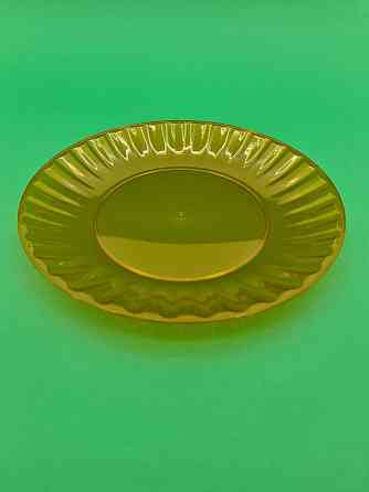 Тарілка 205 мм склоподібна, помаранчева 10 шт Харків