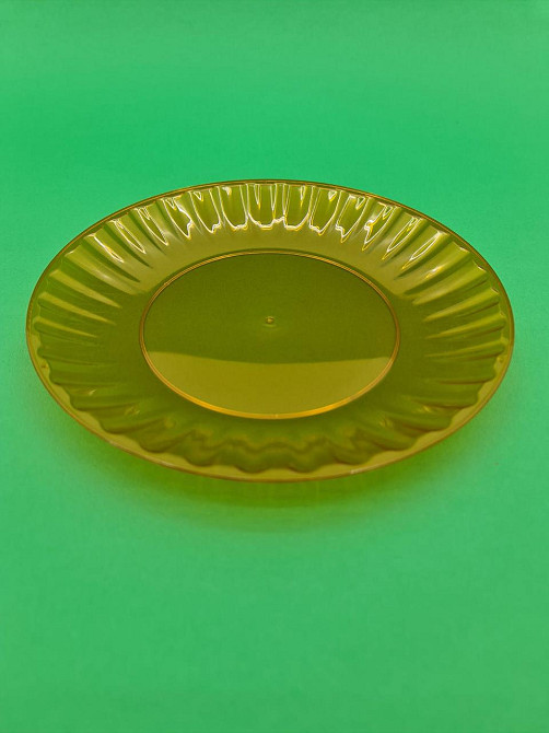 Тарілка 205 мм склоподібна, помаранчева 10 шт Харків - фото 2