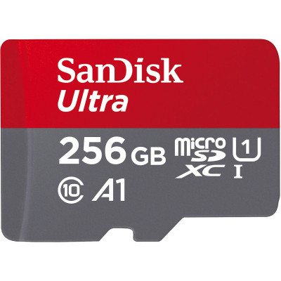 Карта памяти SanDisk 256GB microSDXC class 10 UHS-I Ultra (SDSQUAC-256G-GN6MA) Винница - изображение 2