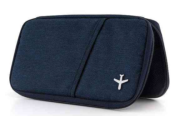 Кейс-органайзер дорожный Safe Flight (11.2 х 24.3 х 2.2см) полиэстер Синий Винница
