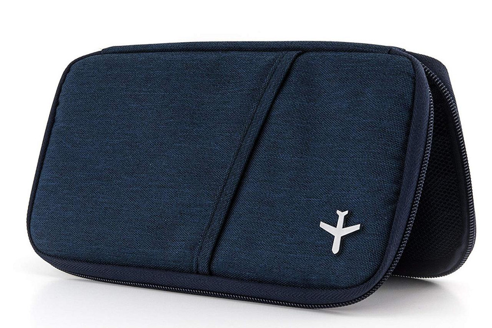 Кейс-органайзер дорожный Safe Flight (11.2 х 24.3 х 2.2см) полиэстер Синий Винница - изображение 5