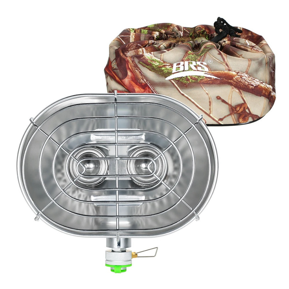 Набор обогреватель газовый BRS-H22 и газовый баллон резьбовой бутановый Quest 450г Винница - изображение 4