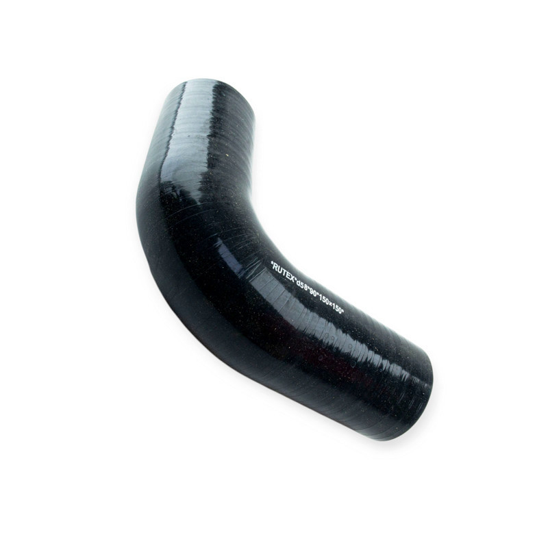 Патрубок кут d-58 L-150*150 90град. силікон універсальний Мукачево - фото 1