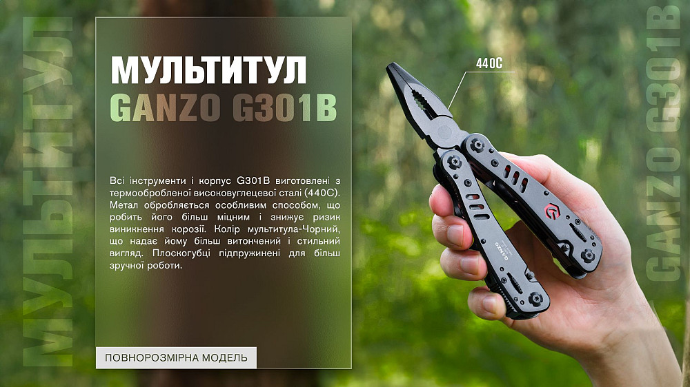 Мультитул Multi Tool Ganzo G301-В Киев - изображение 15