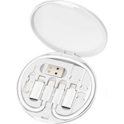 Переходник USB-C to USB-A/micro/Lightning USB2.0 0.28m 60W Maxxter (UB-SET) Винница - изображение 1