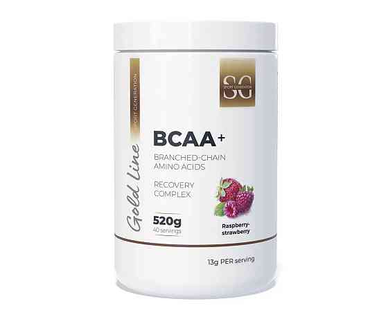Аминокислоты Sport Generation Gold Premium BCAA+ 520 g (Raspberry Strawberry) Луцк