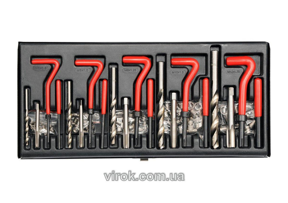 Набір для ремонту різьби YATO : М5-М12 мм [5/10] Одесса - изображение 1