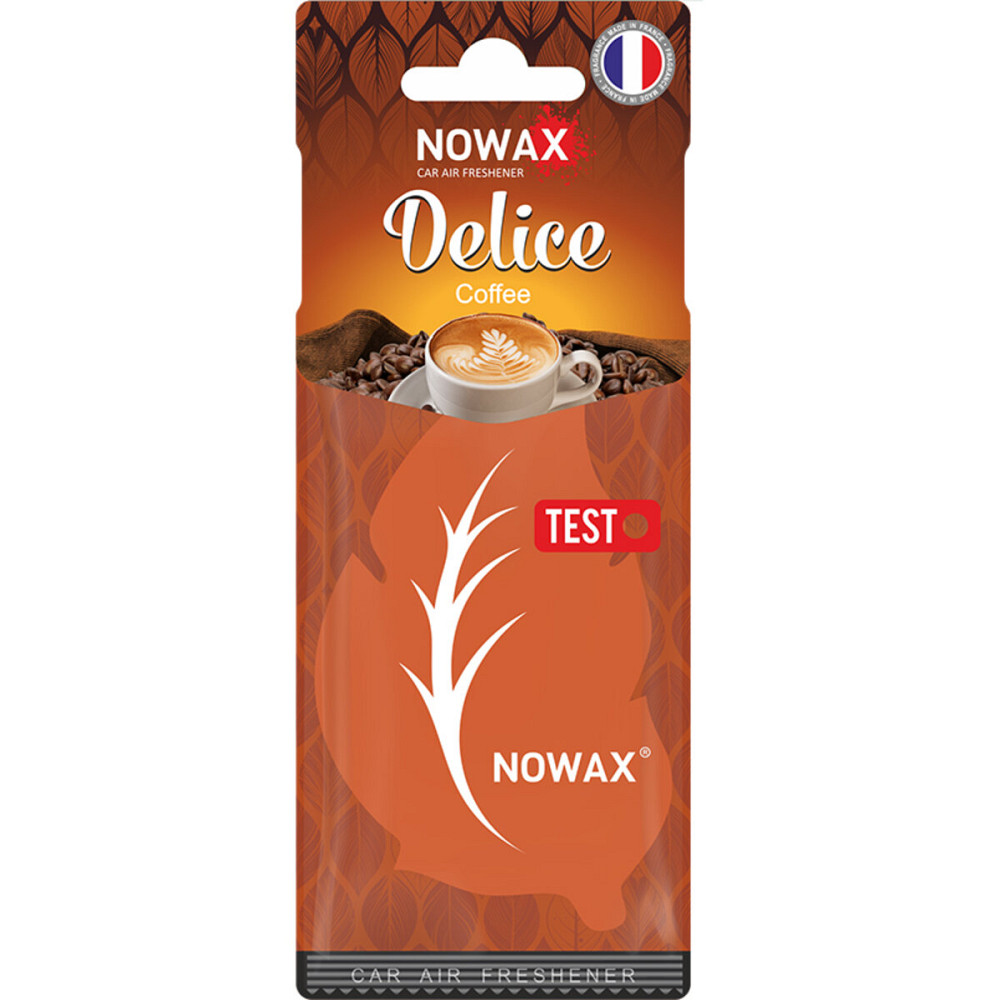Ароматизатор повітря целюлозний Nowax серія Delice - Coffee Киев - изображение 1