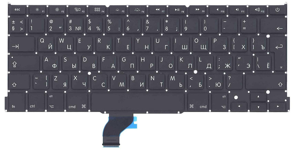 Клавиатура для ноутбука Apple MacBook Pro 13" Retina (A1502) с подсветкой (Light) Black, (No Frame), RU (вертикальный энтер) Вінниця - фото 2