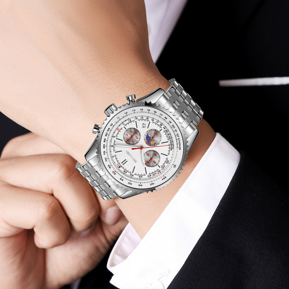 Skmei 9348SI Silver Київ - фото 3