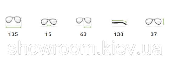 Мужские солцезащитные коричневые очки Porsche Design (0375) Киев