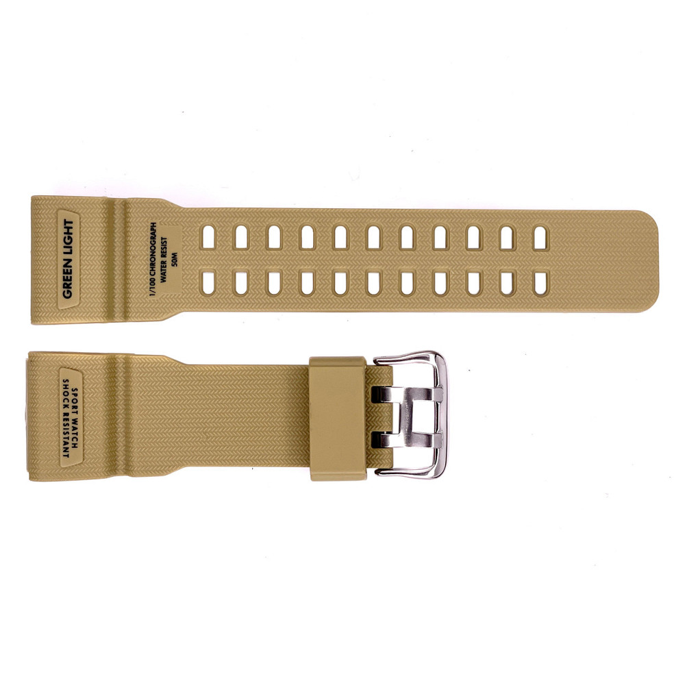 Ремінець для годинника Skmei 1283/1277/1384KH Khaki SBR Київ - фото 1