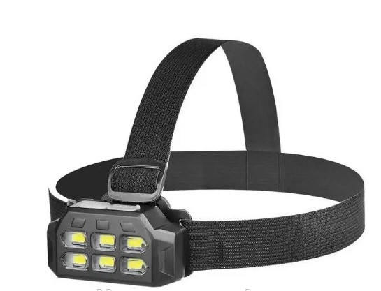 Налобный фонарь SQ-816, 1x14500,  ЗУ microUSB Днепр - изображение 2