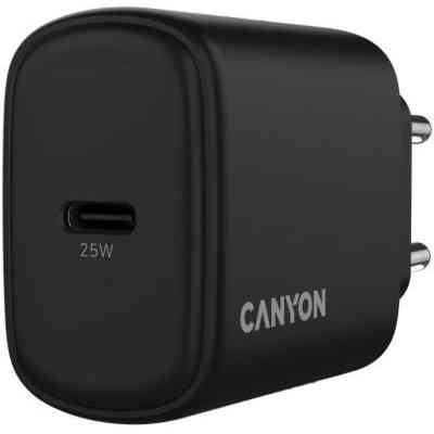 Зарядний пристрій Canyon OnCharge 250 25W 1xPD EU Black (CNE-CHA250-11) Вінниця