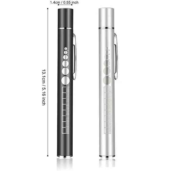 Ліхтарик  2 в 1 біле та жовте світло usb сірий Київ