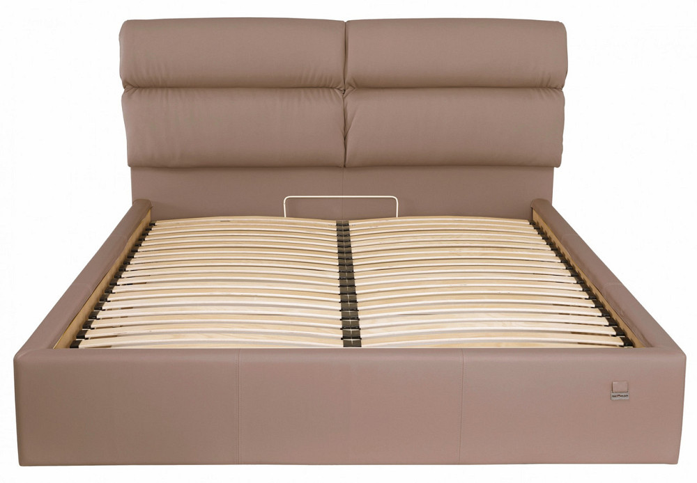 Кровать Oxford VIP 120 х 190 см Fly 2213 С дополнительной металлической цельносварной рамой Светло-коричневый Днепр - изображение 12