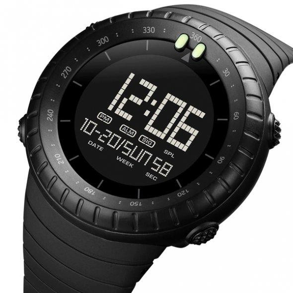 Тактические водостойкие кварцевые часы Skmei Ribas black Винница - изображение 1