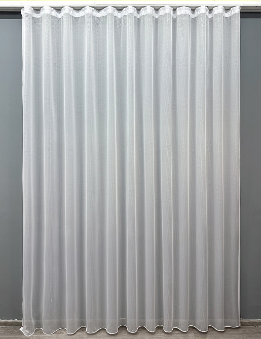 Тюль жакард "Ялинка", Туреччина колір білий 1737т Київ - фото 8