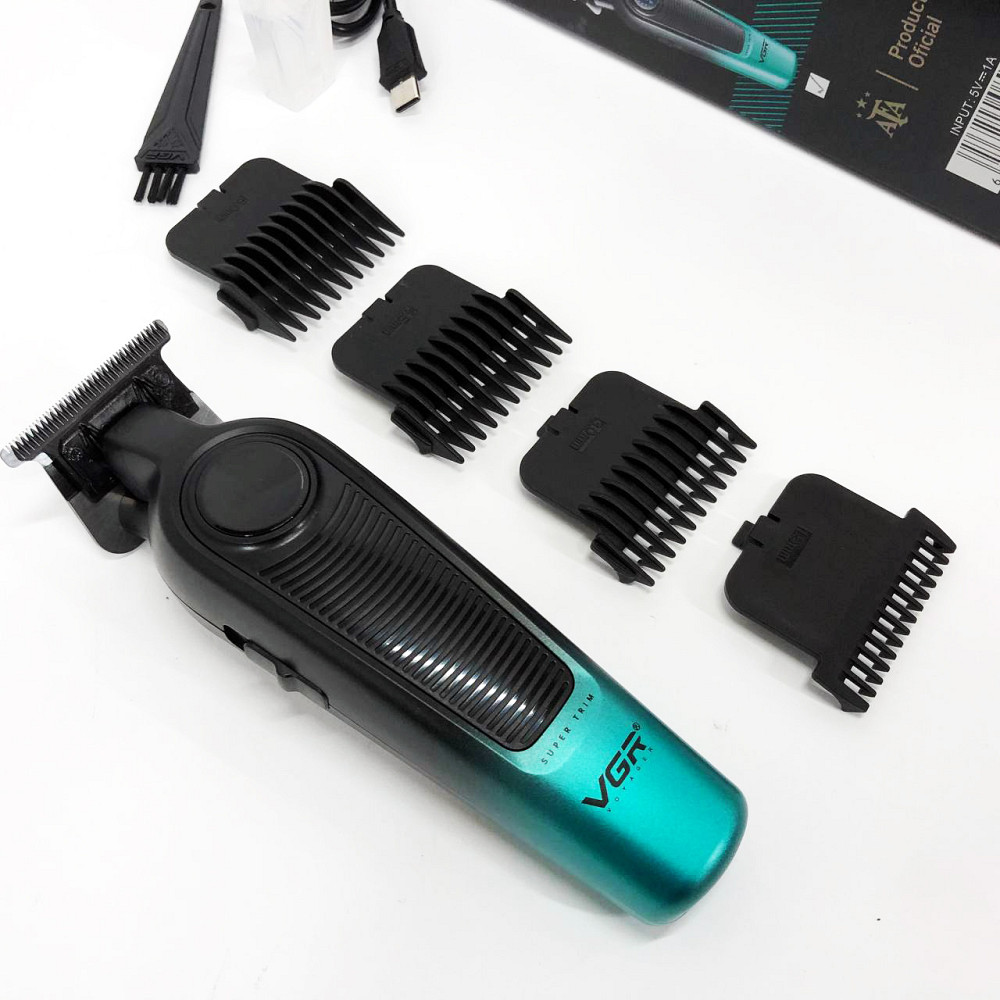 Машинка для стрижки волос с мотором VGR, Электрическая аккумуляторная машинка для стрижки QX-54 Львов - изображение 3