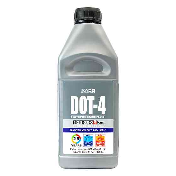 Гальмівна рідина Xado DOT 4 1л Львів