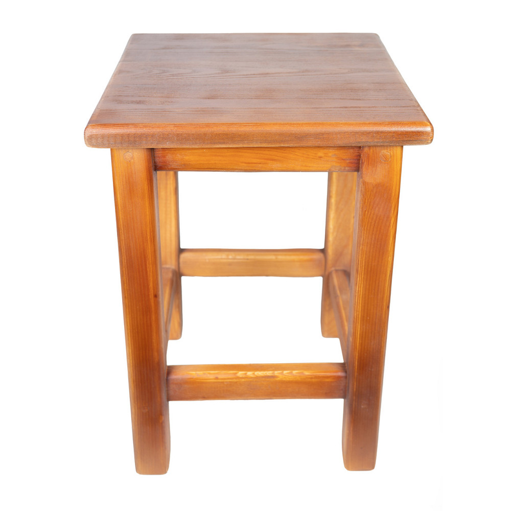 Табурет с натурального дерева ель с дополнительным укреплением ножек, сделано в Украине Каменец-Подольский - изображение 4