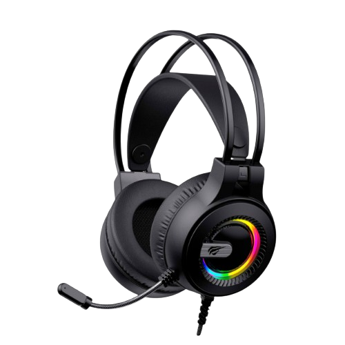 Навушники ігрові Havit HV-H2040d RGB з мікрофоном з підсвічуванням чорний Житомир - фото 1