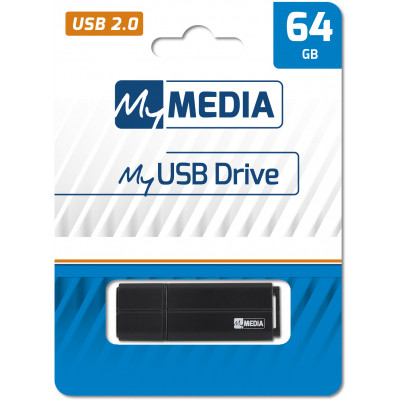 USB флеш накопичувач Verbatim 64GB MyMedia Black USB 2.0 (69263) Вінниця - фото 4
