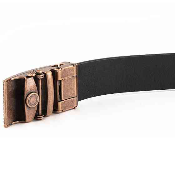 Ремінь чоловічий з пряжкою светр Vintage 20265 Коричневий Київ