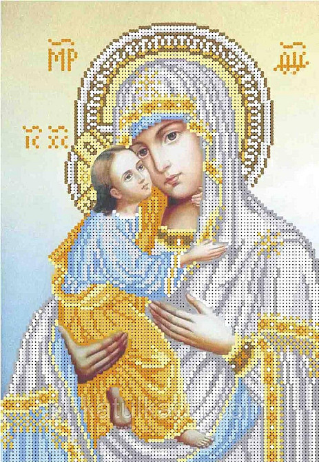 Схема для вишивки бісером Володимирська БМ Дніпро - фото 1