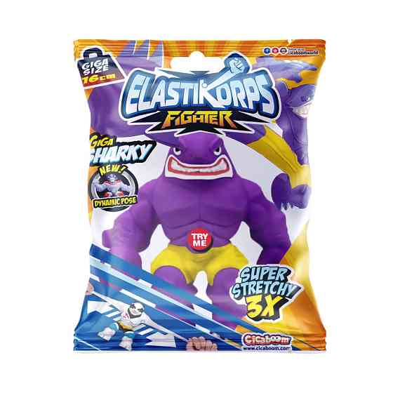 Стретч-іграшка Акула Шаркі C1016GF15-2021-1 серії "Fighter" Вінниця