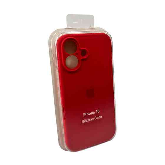 Чохол для смартфона Silicone Full Case AA Camera Protect for Apple iPhone 16 43,Berry Red Київ