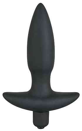 Анальна пробка - Black Velvet Vibrating Plug Small Sex Aura Київ