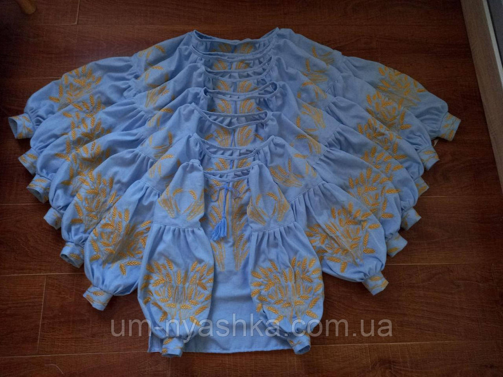 Вышиванка натуральная  для девочки с колосками Кривой Рог - изображение 7